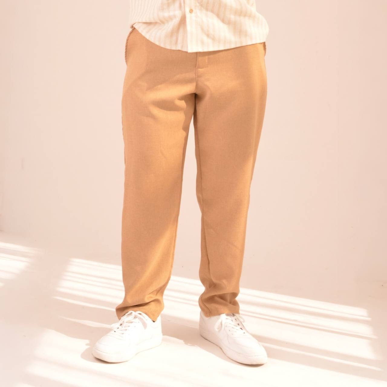 Pantalon Lino Egipcian Collection Beige Arena