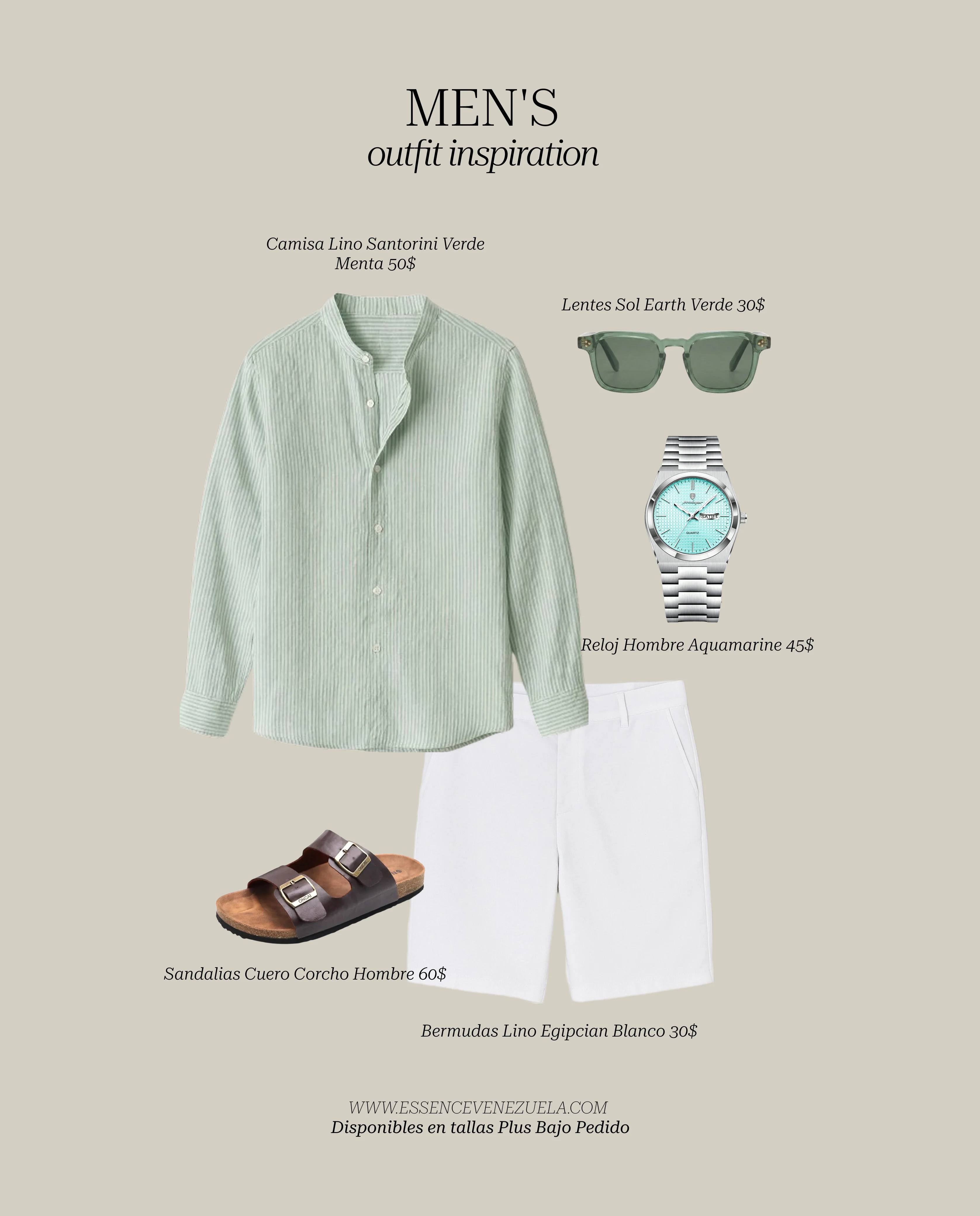 Outfit Inspiration Lino Santorini Verde Menta