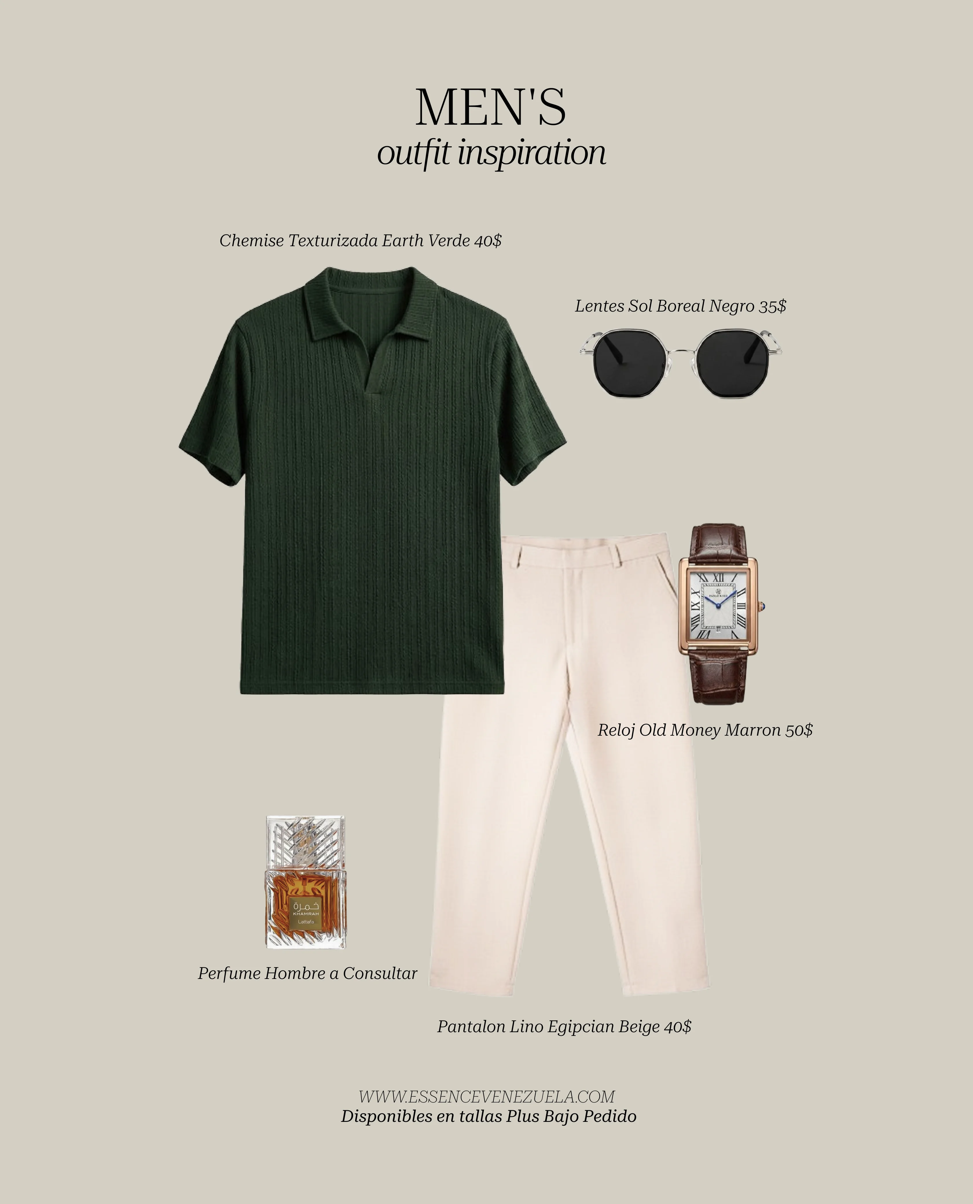 Outfit Inspiration Polo Earth Verde Miitar